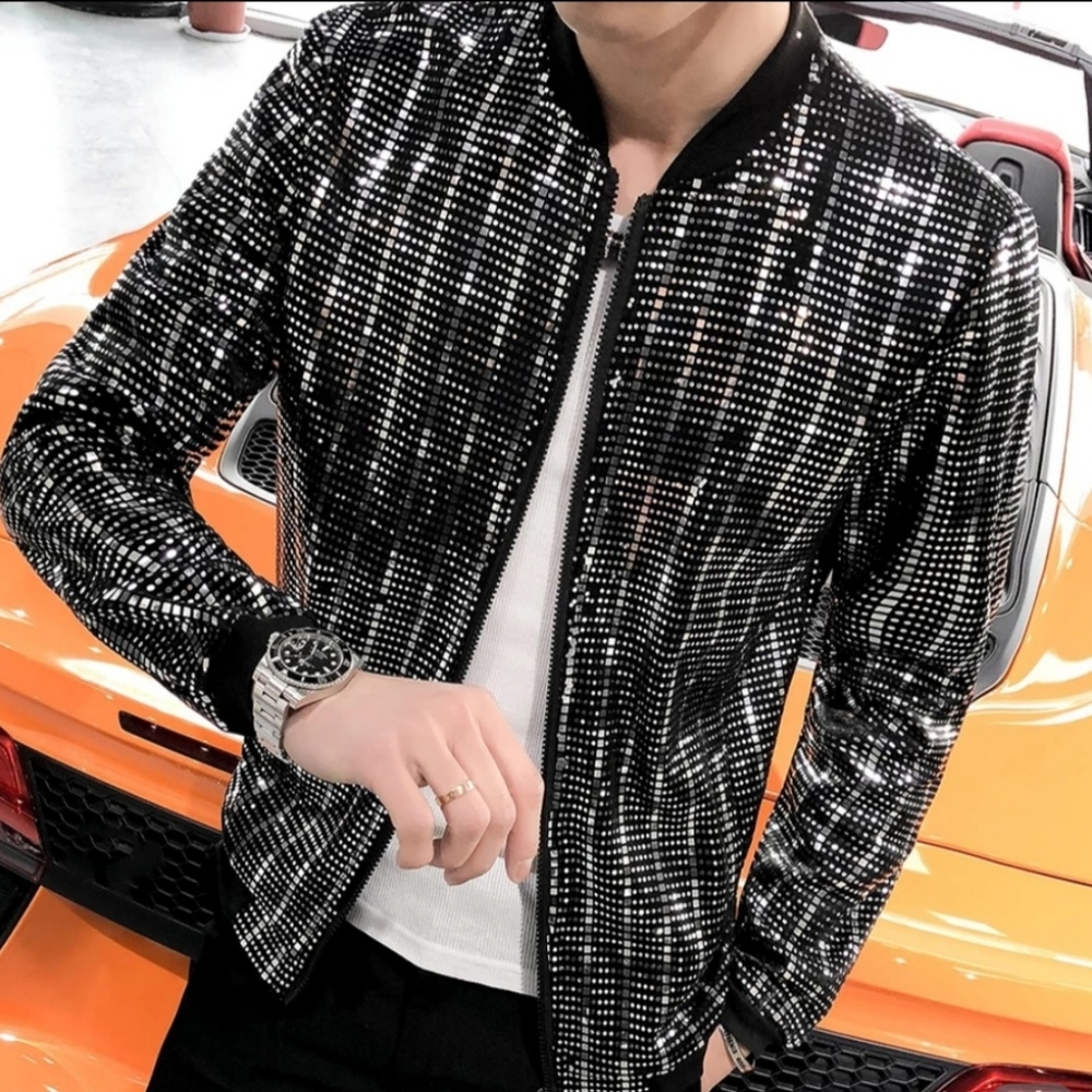Sequined party jacket